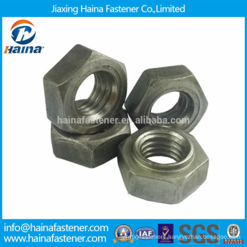 Carbon steel round weld nut with non spot point